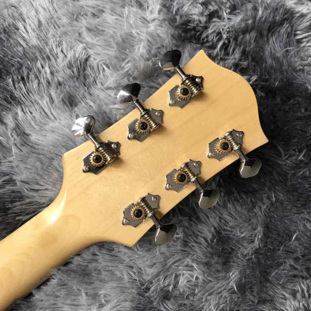 2020 New Godin Style Model Custom Grand 5th Avenue Jazz Electric Guitar in Natural