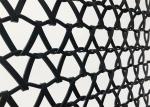 316l Stainless Steel Architectural Woven Mesh Metal Spiral For Exterior Facades