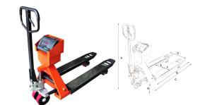 Quality 2000kg Manual Pallet Truck , Wear Resistance Hydraulic Pallet Jack wholesale