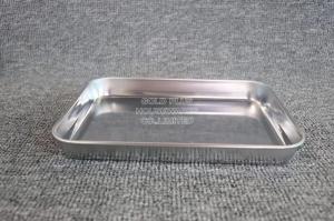 Quality Serving ware for party hotel canteen food serving tray all size stainless steel square tray fruit tray wholesale