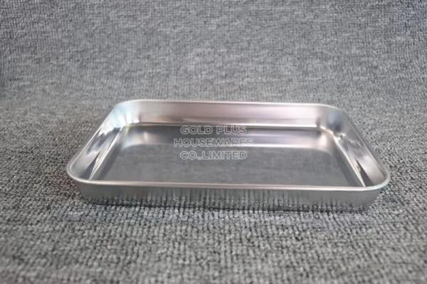 Serving ware for party hotel canteen food serving tray all size stainless steel