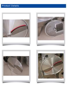 Quality 1000KG/H Stainless Steel Vegetable Cutter Commercial Hotel Equipment 1.5kw Power wholesale