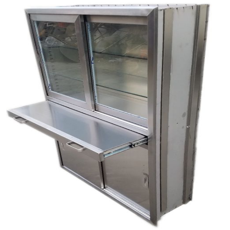 201 Wall Mounted Stainless Steel Medical Cabinet 500mm Height 0.5mm Thick
