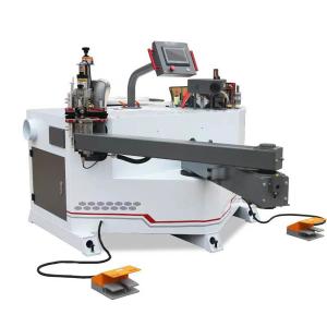 Quality Melamine Plywood Curve Woodworking Edge Bander 6KW Rocker Arm Manual 400W wholesale