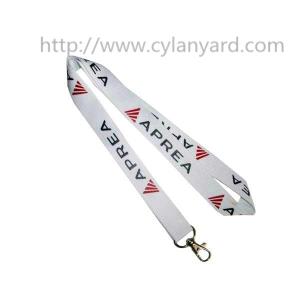 Quality Promotional event badge holder ribbon lanyard with side release buckle, wholesale