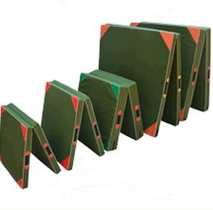 Quality 50cmx100cmx5cm 60cmx120cmx10cm PU+EVA Foam/ Oxford cloth Folding Gym Mat wholesale