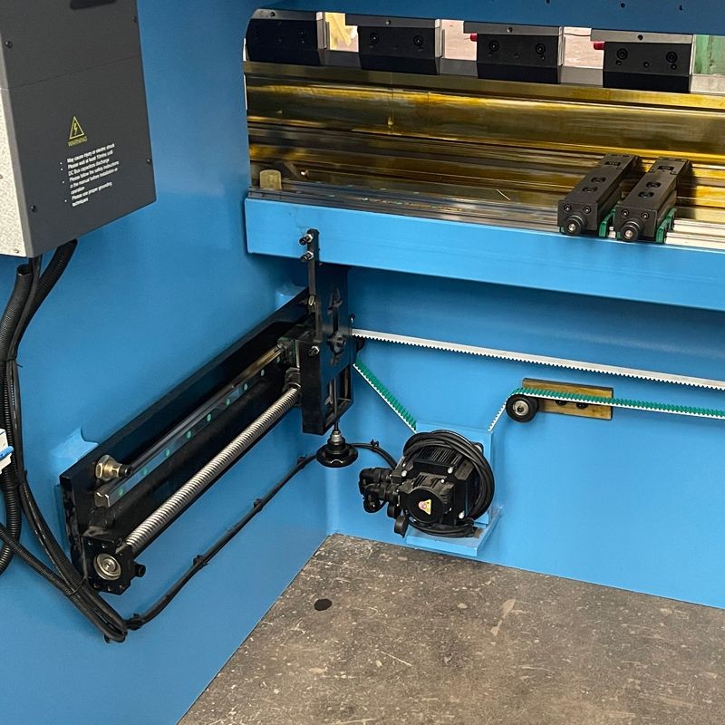 Small Press Brake 80T1600 6mm Carbon Steel 3mm Stainless Steel 5 Feet CNC Hydraulic Bending TP10S Controller 3Kw