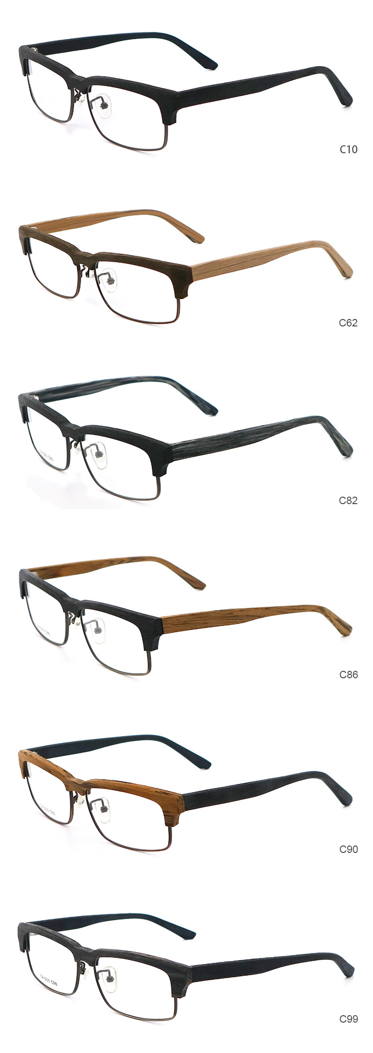 Custom Order Frames Handmade Retro Acetate Eyeglasses Frames MR 1200