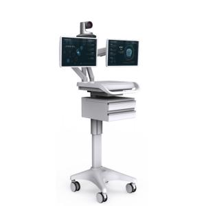 Quality Hospital Medical Mobile Workstation 22 Inch Electric wholesale