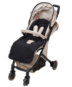 Quality Black Baby Stroller Outside Tiny Baby Pram Sleeping Bag wholesale