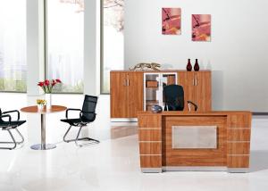 Quality Fantastic Appearance Office Counter Desk Golden Teak Color 2200W*800D*750H MM Size wholesale