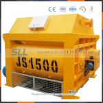 Twin Shaft Electric Concrete Mixer Machine 350L For Bridges Construction