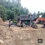 alluvial gold trommel 400tph gold washing plant mining equipment