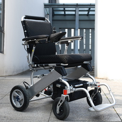 9.6AH Lithium Battery Foldable Electric Wheelchair For Disabled