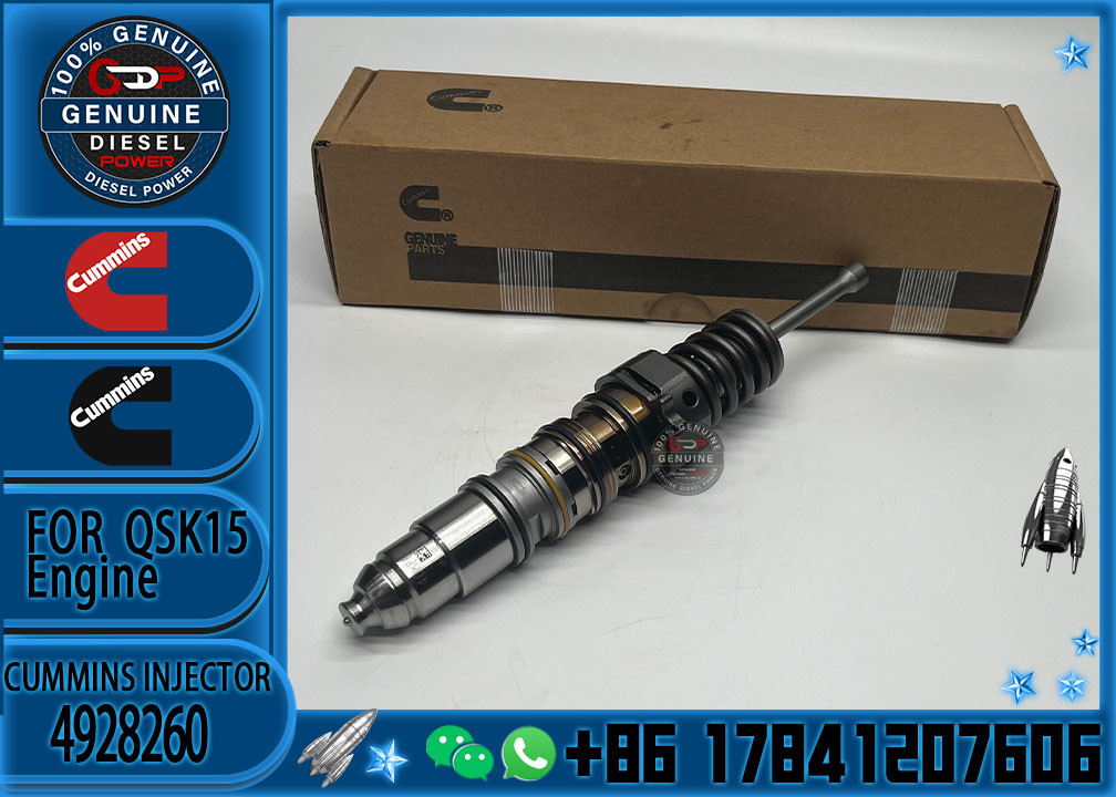 original truck QSK15 engine parts common rail injector 4928260 4928260 used in Cummins