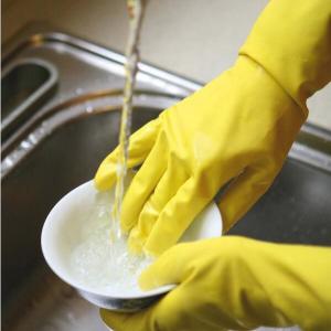 Quality EN420 Household Kitchen 30g Rubber Dishwashing Gloves wholesale