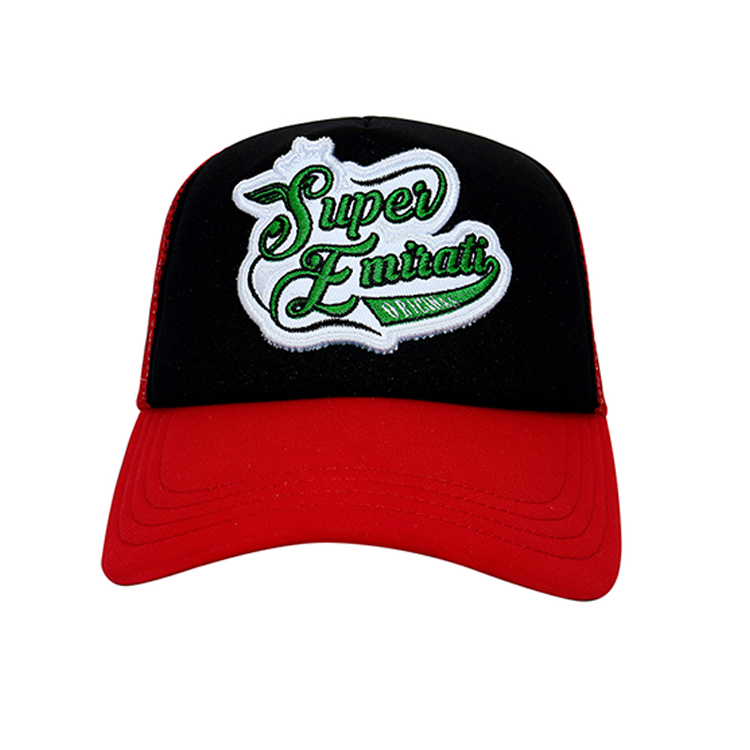China Factory Embroidery applique patch Wholesale Blank Mesh Hats Custom Trucker Caps