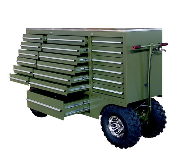 Garage Store Tools Heavy Duty Rolling Pit Cart Tool Box for Convenient Tool Storage