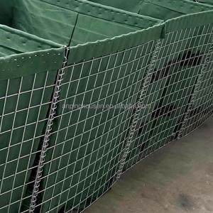 Quality Q195 Material Square Hole Green Defence Barrier for Defence Protection wholesale