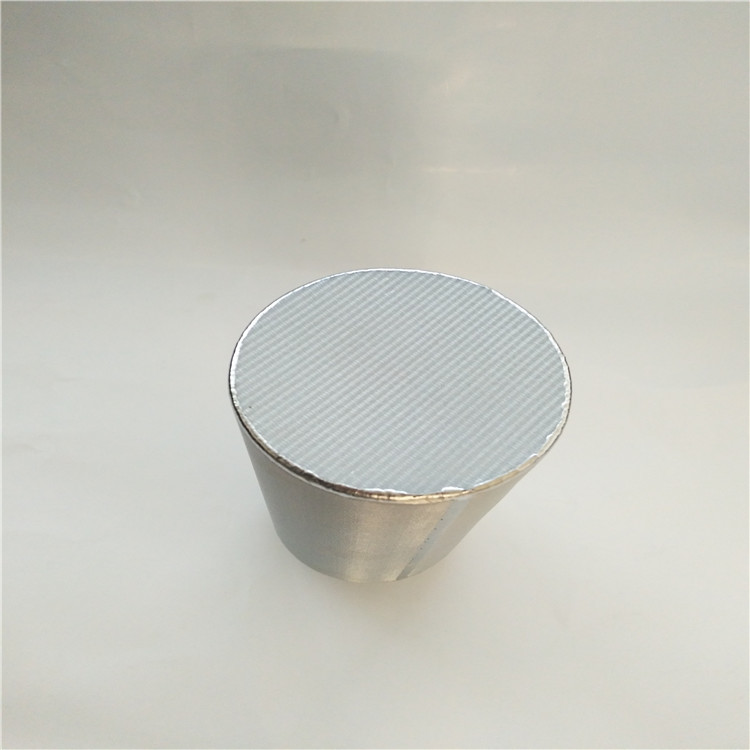 Pleated Sintered Wire Mesh Filter , 40 Micron Filter Mesh Customized 3-200um