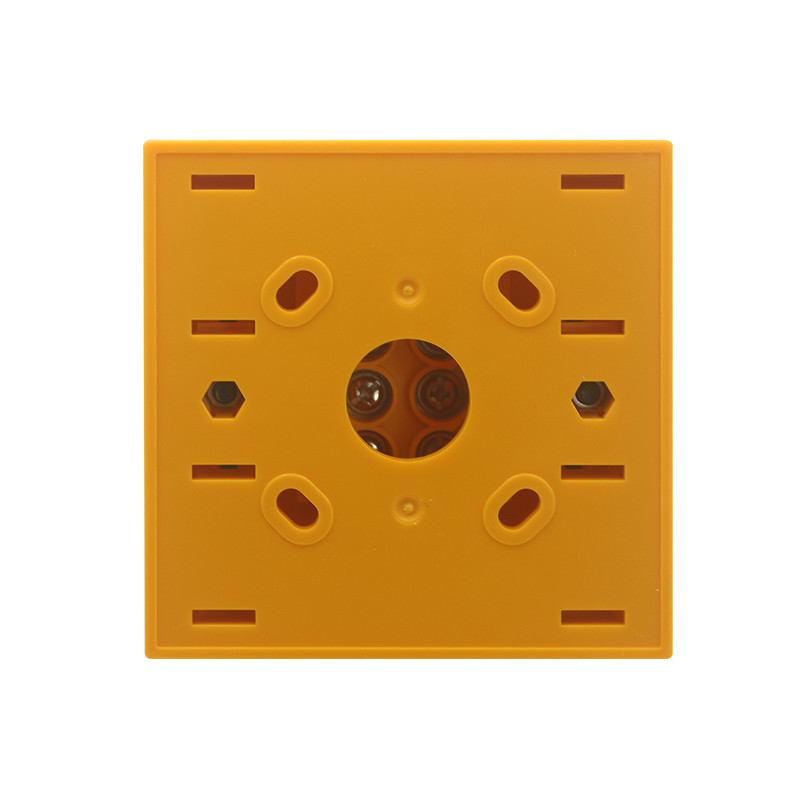 Yellow Call Point Emergency Break Glass Unit , Waterproof Manual Call Point English Version