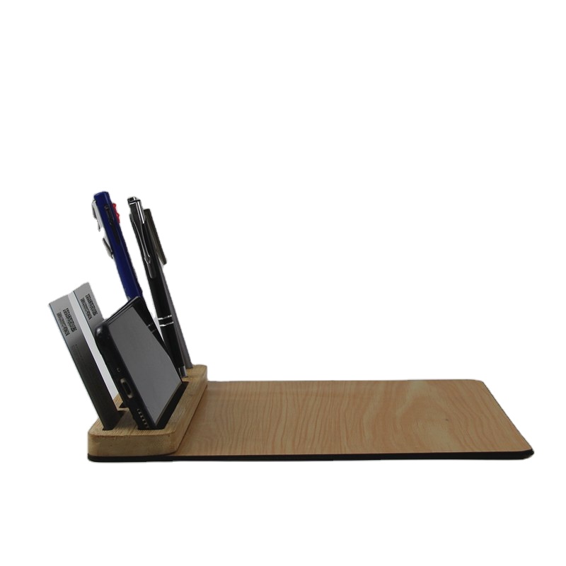 24V Rectangle Wood Mouse Pad , Mildew Proof Wooden Mouse Mat
