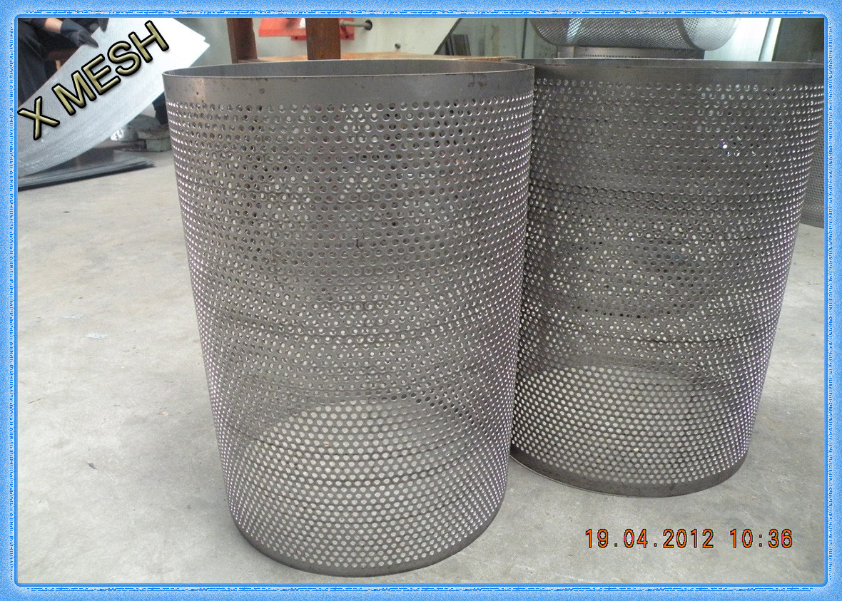 SS304 Sheet Dye Tube Perforated Metal Mesh Light Weight Fit Cone Dyeing Machine