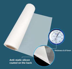 Quality Hot Peel DTF PET Transfer Film Washable Rubbing Resistance Roll wholesale