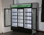 Three Door Vertical Glass Door Display Freezer 1138L