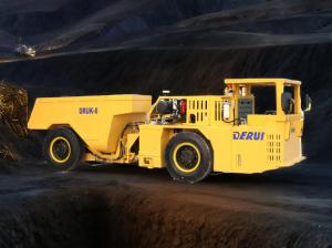 Quality DERUI DRUK-6 Small Underground Gold Mine Loader Copper Mine Loader Truck Mining Truck wholesale