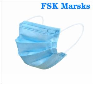 Quality Anti Spray 3 Ply Surgical Face Mask With Melt Blown Cloth , EN14683 Type I wholesale