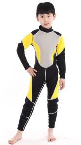 Quality children wet diving suit 3mm long sleeve neoprene diving wet suit wholesale