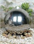 300 Grade Stainless Steel Sphere Hollow , Hollow Steel Sphere Water Fountain