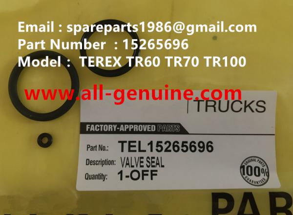 TEREX 15265696 VALVE SEAL SKF FAG KOYO CUMMINS QUARRY NHL RIGID DUMP TRUCK TR35