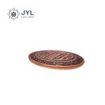 Copper Embossed Metal Sticker Labels Zinc Alloy corrosion resistance