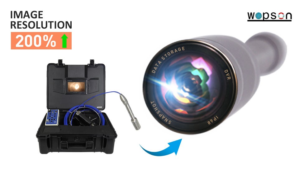 1-2 inch pipeline inspection with HD camerainspection devices