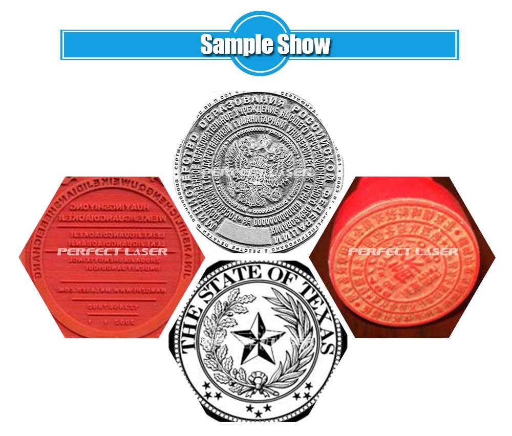 Desktop Stamp CO2 Laser Engraving Machine With Automatic Control System