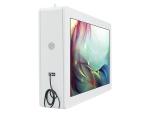 55in Outdoor Digital Signage Displays 2500 Brightness Standing Kiosk
