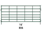 4 Gauge Livestock / Horse Corral Panels Anti Dust Green Painting Finishing