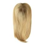 100% European Virgin Hair women Mono hair topper natural color double drawn full