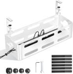 Metal Cable Management Box for Under Desk Cable Management 1mm Thickness Powder