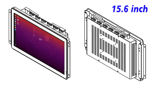 15.6-Inch Linux Vision System for Digital Signage, Security Surveillance, Industrial Interfaces, and Public Service Stations