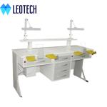 Customizable Colors Dental Technician Workbench Steel Surface Adjustable