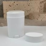 15ml 40ml 50ml 75ml PP Oval Portable Empty Container For Body Lip Balm