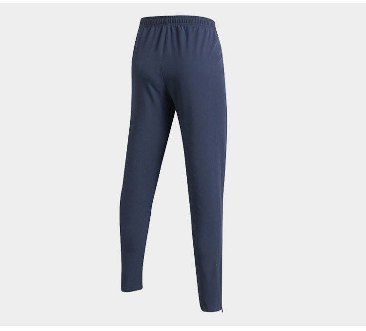 GYM Sports Workout Premium Solid Low Moq Quick Dry Zipper Leg Opening Nylon woven Track Pants Men