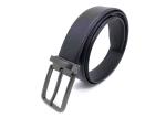 Brown Black 1.3" Width Mens Leather Dress Belt