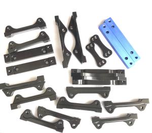 China Car 7075 Aluminum E92 Brake Caliper Bracket 2kg Custom Color on sale