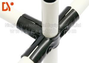 Quality Anti Static Lean Tube Connector Cold Welded 2.0mm Wall Thick For Assemble Line wholesale