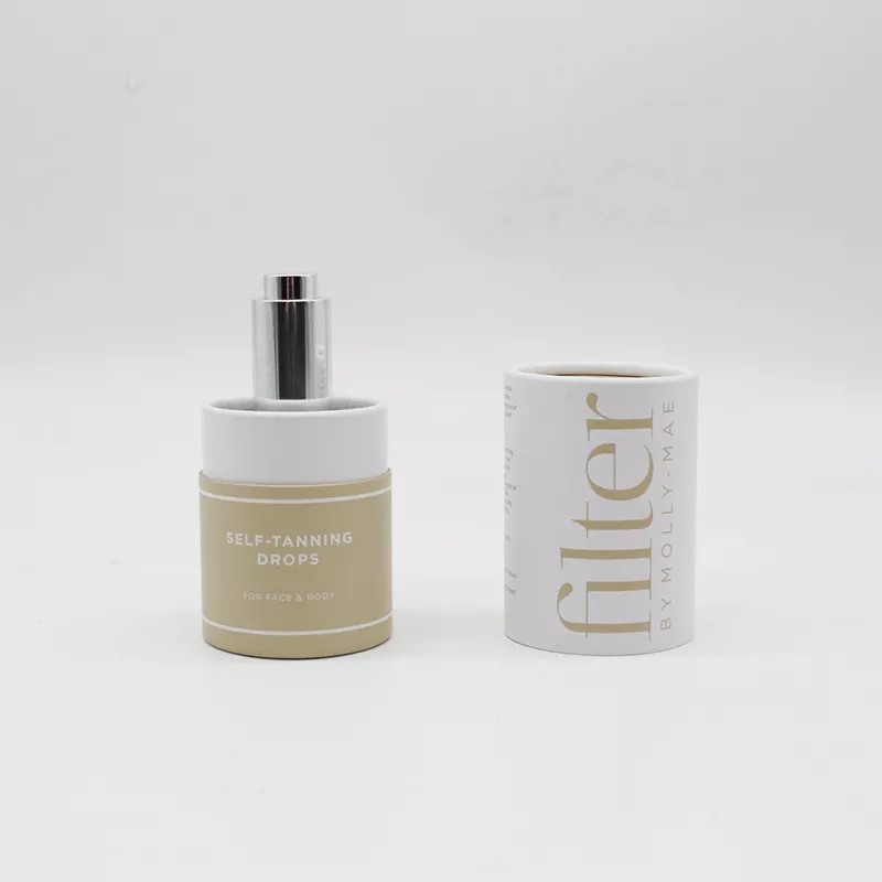 Custom Printing Paper Cosmetic Tubes , CMYK Cardboard Cylinder For Essential Oil