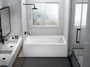 Quality Comfortable Backrest Acrylic Skirt Bathtub Soaker CUPC MGLI-DT2585 wholesale